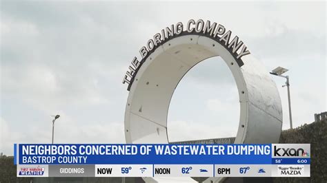 Neighbors upset with Boring Co.'s wastewater dumping request